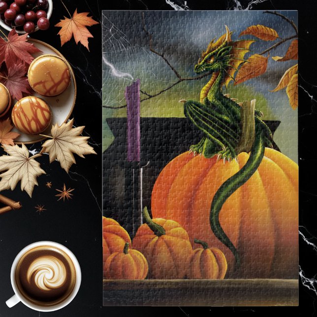 Puzzle Citrouille Dragon Cauldron Halloween (Créateur téléchargé)