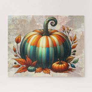 Puzzle Citrouille en verre