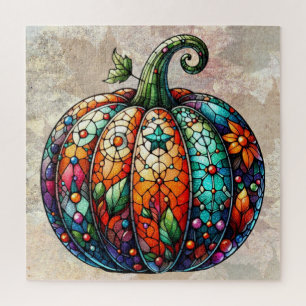 Puzzle Citrouille en verre