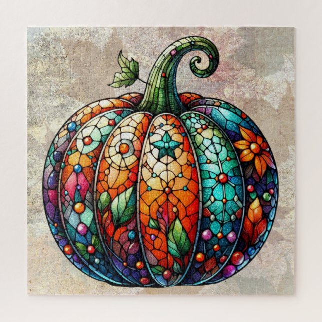 Puzzle Citrouille en verre (Vertical)