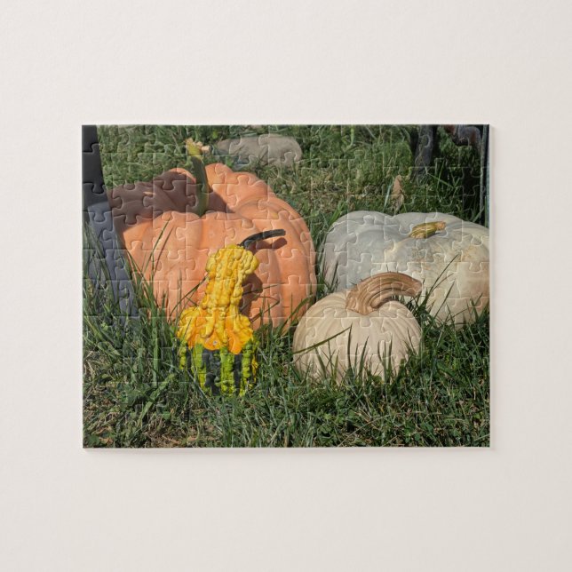 Puzzle Citrouille et gourmandes (Horizontal)