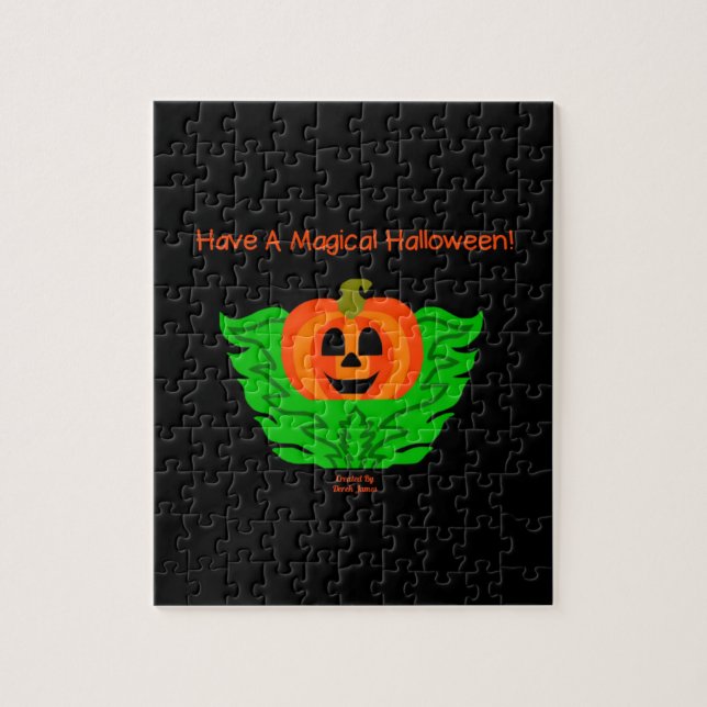 Puzzle Citrouille magique d'Halloween 20,3 cm X 25 (Vertical)