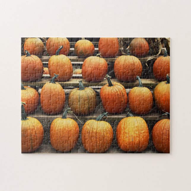 Puzzle citrouilles d'automne (Horizontal)