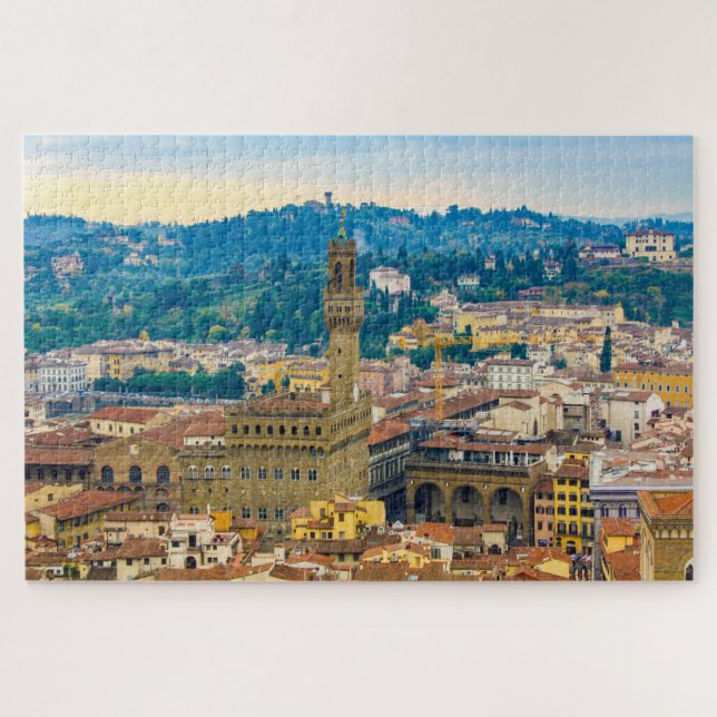 Puzzle Cityscape avec Palazzo Vecchio, Florence, Italie (Horizontal)