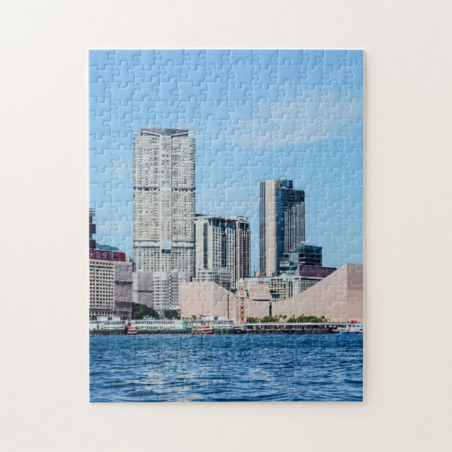 Puzzle Cityscape of Hong kong (Vertical)