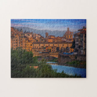 Puzzle Cityscape Ponte Vecchio, Florence, Toscane, Italie
