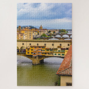 Puzzle Cityscape with Ponte Vecchio, Florence, Italy