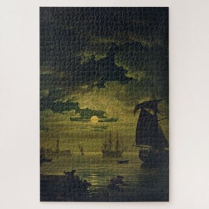 Puzzle Clair de lune sur Palerme - Beaux-arts haute fidél