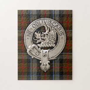 Puzzle Clan Campbell Crest & Hunting Tartan