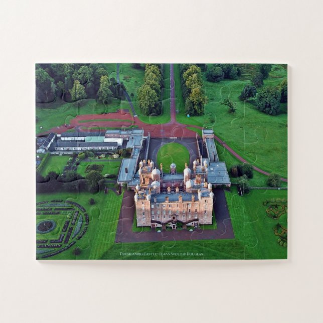 Puzzle Clans écossais Scott & Douglas - Château de Drumla (Horizontal)