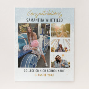 Puzzle Classe de 2022 Photo Collage Moderne Graduation