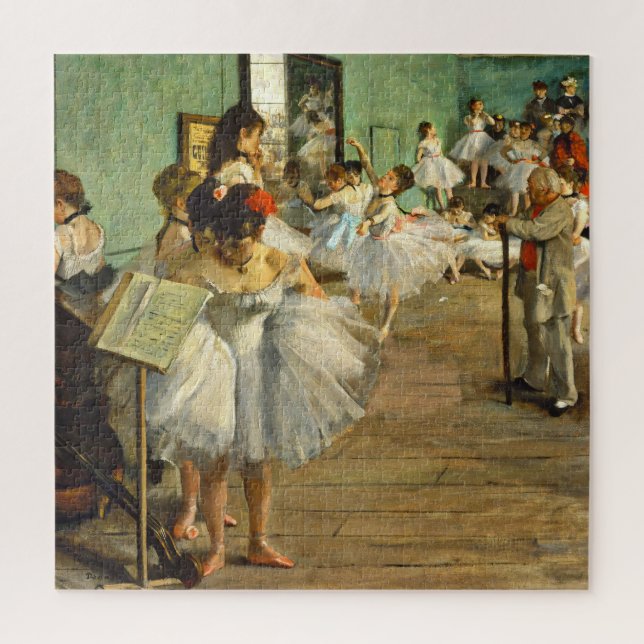 Puzzle Classe de danse Edgar Degas 1874 (Vertical)