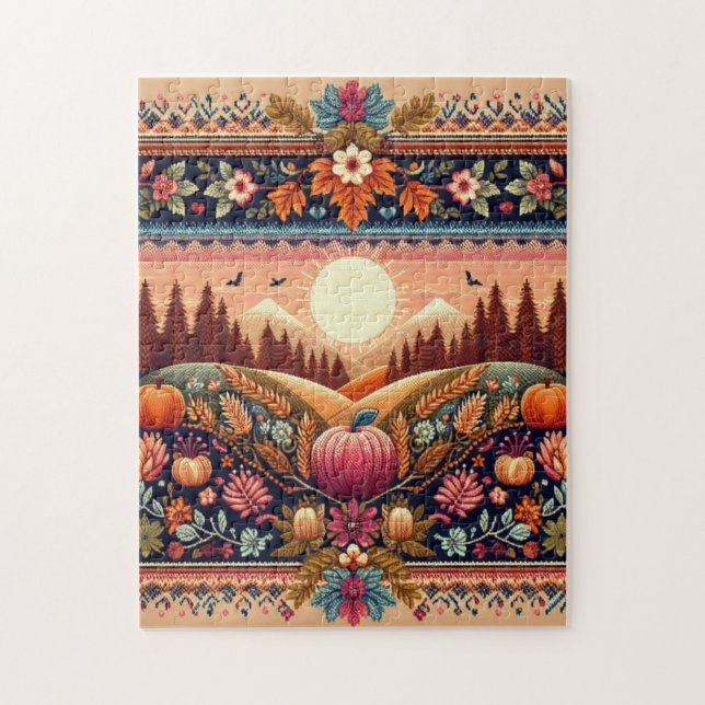 Puzzle Classic Fair Isle automne/automne (Vertical)