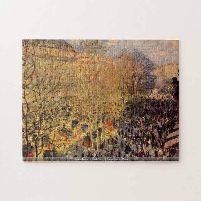 Puzzle Claude Monet - boulevard de Capucines à Paris (Horizontal)