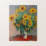 Puzzle Claude Monet - Bouquet de tournesols<br><div class="desc">Bouquet de tournesols / Bouquet de tournois - Claude Monet,  Huile sur toile,  1881</div>