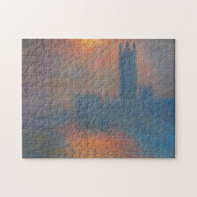 Puzzle Claude Monet - Chambres du Parlement Londres (Horizontal)
