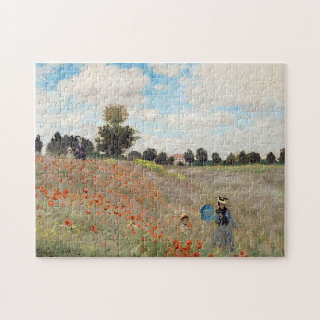 Puzzle Claude Monet - Champ de coquelicots (Horizontal)