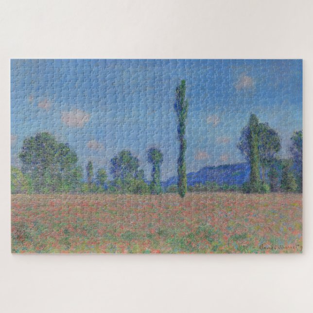 Puzzle Claude Monet Champ de coquelicots (1890) (Horizontal)