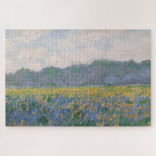 Puzzle Claude Monet - Champ d'iris jaunes à Giverny