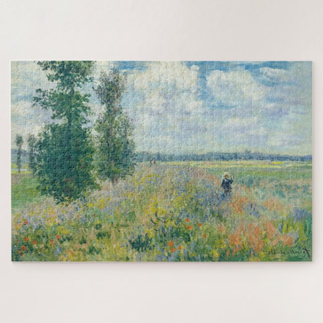 Puzzle Claude Monet - Champs de pavot près d'Argenteuil ( (Horizontal)