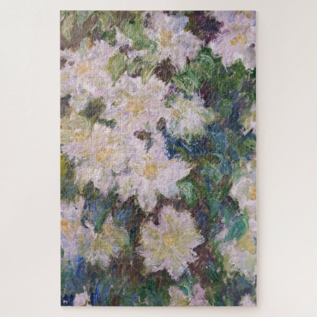 Puzzle Claude Monet - Clématites blanches (Vertical)