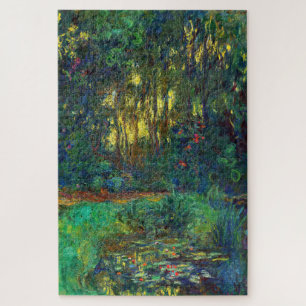 Puzzle Claude Monet - Coin d'un étang avec des Nénuphars