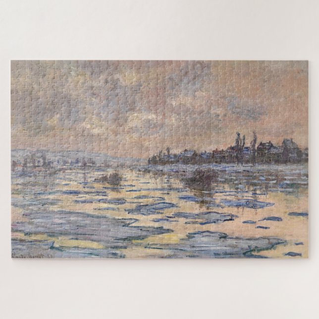 Puzzle Claude Monet – Dégel sur la Seine 1880 (Horizontal)