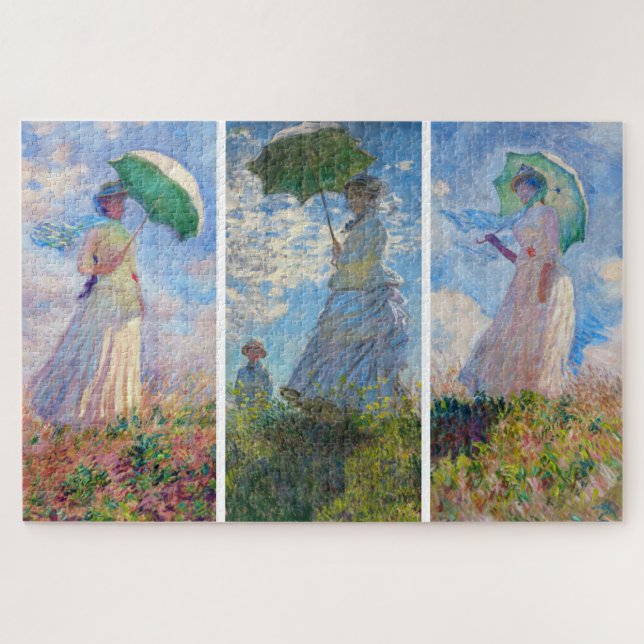 Puzzle Claude Monet - Femme avec série Parasol (Horizontal)