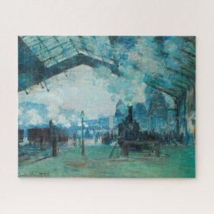 Puzzle Claude Monet France Train Railroad Travel Art