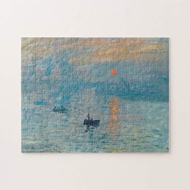 Puzzle CLAUDE MONET - impression, lever de soleil 1872 (Horizontal)