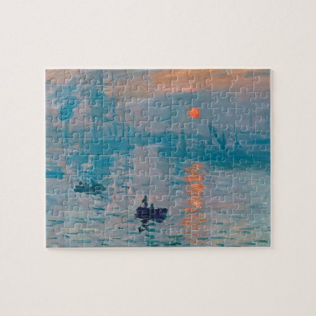 Puzzle Claude Monet Impression Lever du Soleil Français (Horizontal)