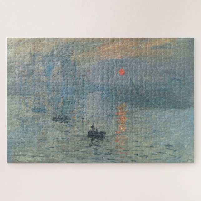 Puzzle Claude Monet Impression Sunrise Soleil Levant (Horizontal)