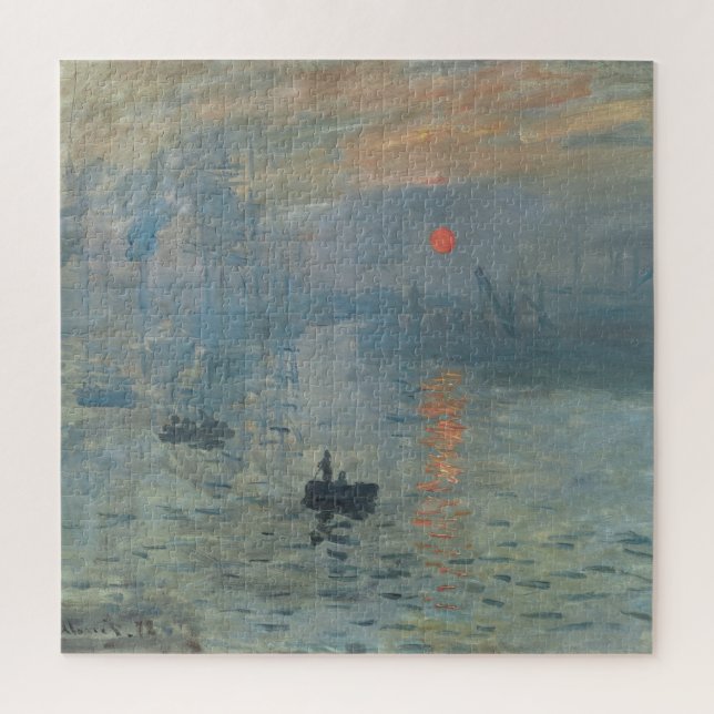 Puzzle Claude Monet Impression Sunrise Soleil Levant (Vertical)
