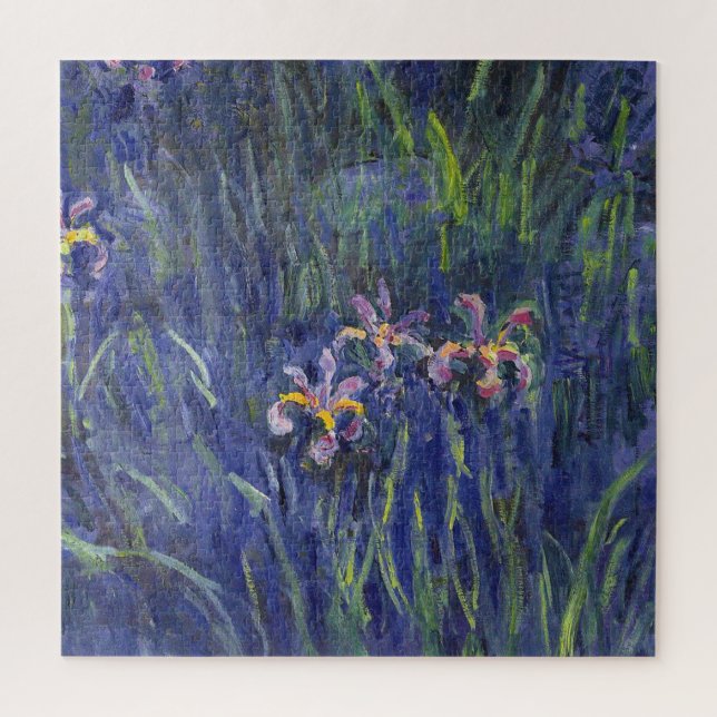 Puzzle Claude Monet - iris (Vertical)
