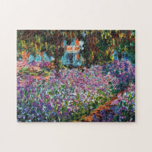 Puzzle Claude Monet : Iris dans le jardin de Monet