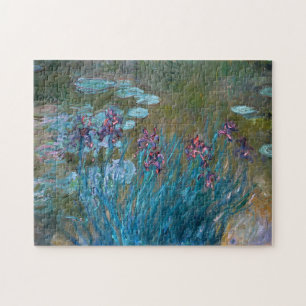 Puzzle Claude Monet : Iris et nénuphars
