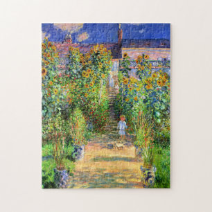Puzzle Claude Monet : Jardin du Monet à Vétheuil