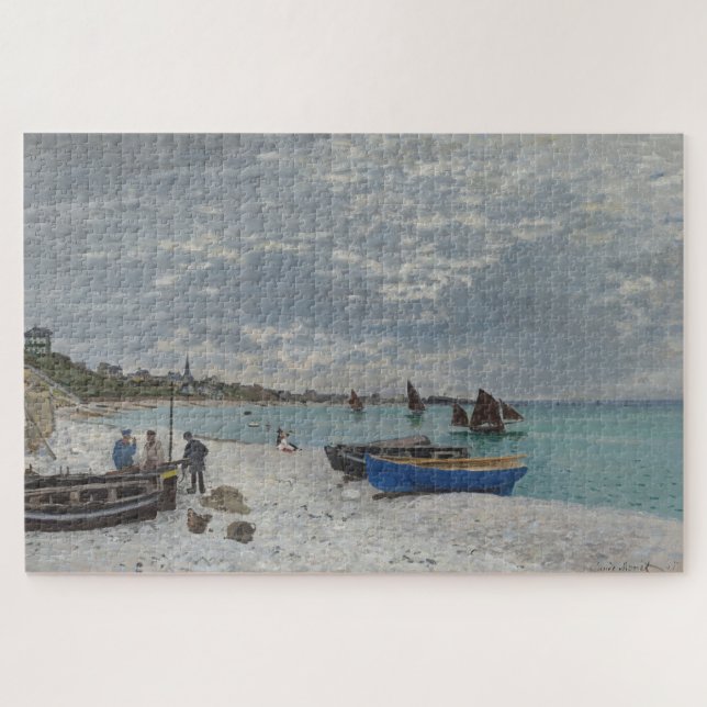 Puzzle Claude Monet La Plage à Sainte-Adresse (Horizontal)