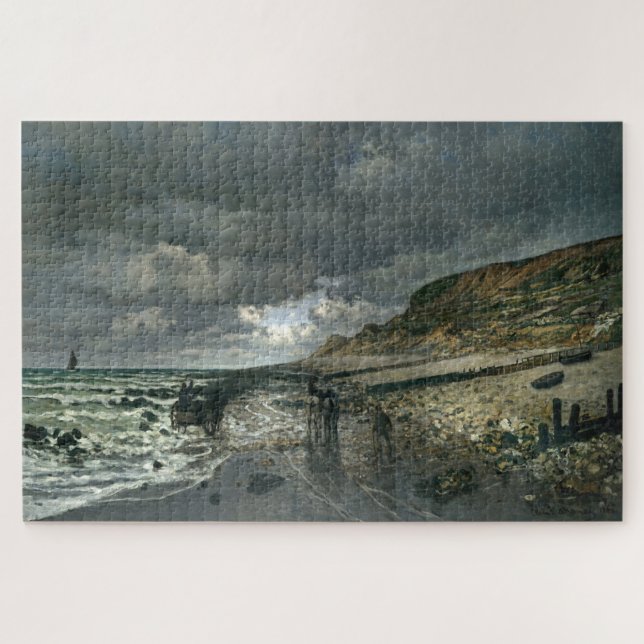 Puzzle Claude Monet - La Pointe de la Hève à marée basse (Horizontal)