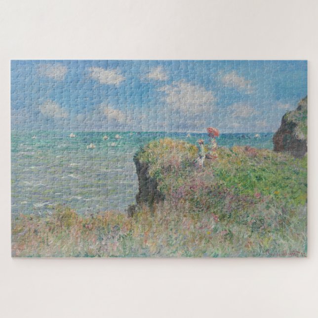 Puzzle Claude Monet – La Promenade aux falaises à Pourvil (Horizontal)