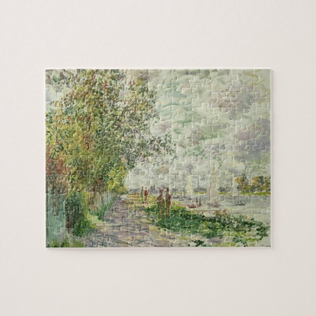 Puzzle Claude Monet | la rive chez Gennevilliers (Horizontal)
