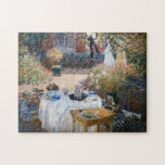 Puzzle Claude Monet - Le déjeuner, panneau décoratif<br><div class="desc">Le déjeuner,  panneau décoratif / Le dejeuner,  panneau décoratif - Claude Monet,  1873</div>
