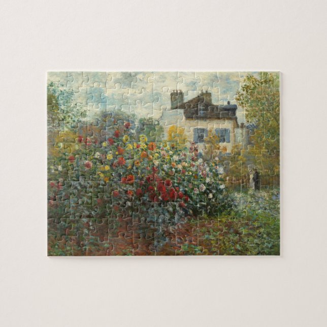 Puzzle Claude Monet | le jardin de l'artiste à Argenteuil (Horizontal)
