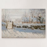 Puzzle Claude Monet - Le Magpie<br><div class="desc">The Magpie / La Pie - Claude Monet, Huile sur toile, 1868-1869</div>
