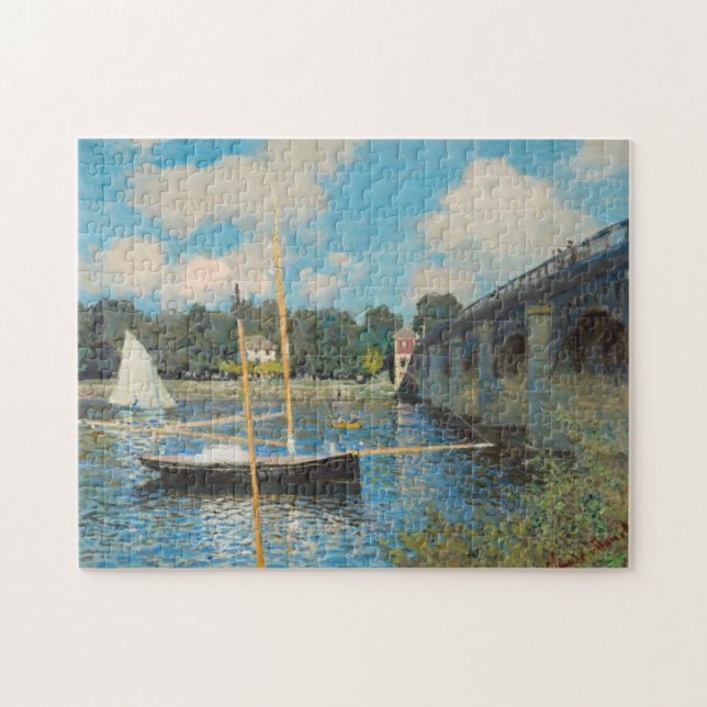 Puzzle Claude Monet Le Pont à Argenteuil Peinture (Horizontal)
