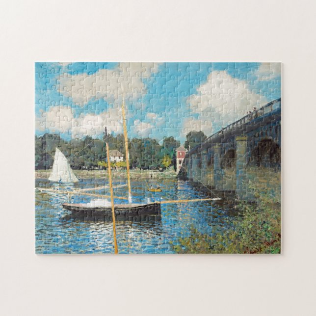 Puzzle Claude Monet Le pont d'Argenteuil (1874) (Horizontal)