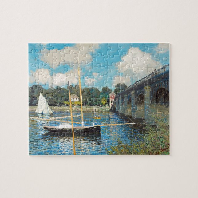 Puzzle Claude Monet Le pont d'Argenteuil (1874) (Horizontal)