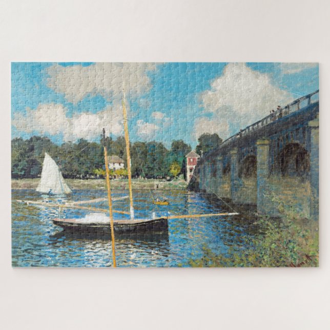 Puzzle Claude Monet Le pont d'Argenteuil (1874) (Horizontal)