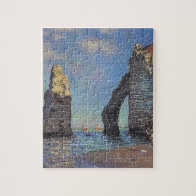 Puzzle Claude Monet les falaises aux cadeaux de destin d' (Vertical)