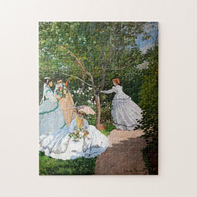 Puzzle Claude Monet - Les femmes dans le jardin (Vertical)